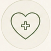 Heart with a medical cross