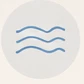Soft wave and sparkle line illustration