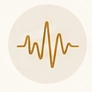 A pulsed harmonic waveform.