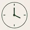 Clock-like sun illustration